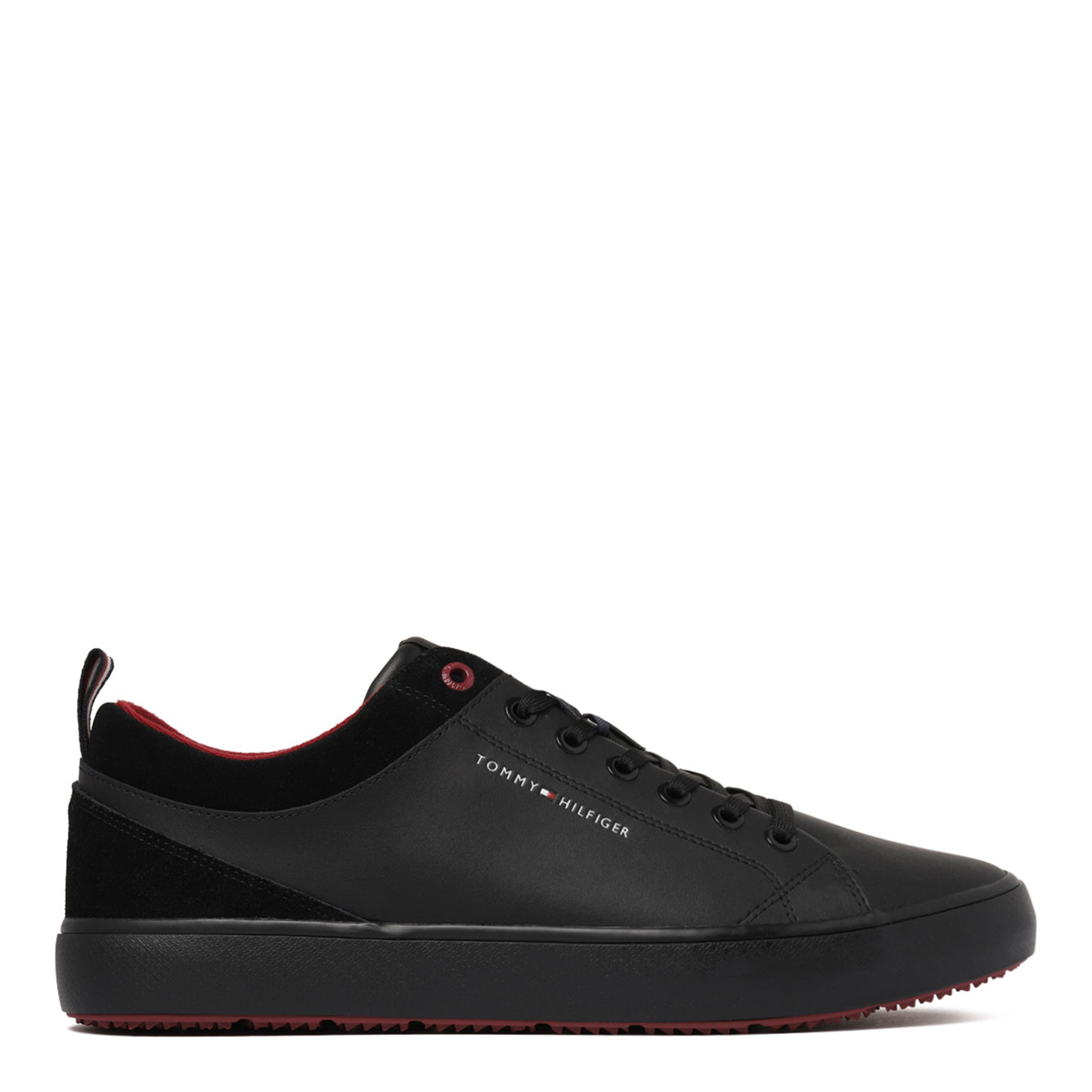 블랙 VULCANIZED 스니커즈